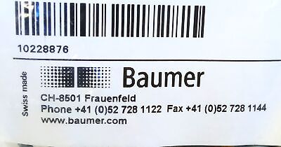 Baumer MY COM L75P/500/L 10228876 24-36VDC Precision Proximity Switch
