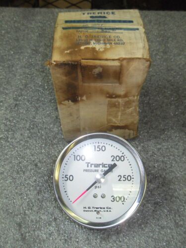 Trerice 52-2-50 0-300Psi Panel Mount Pressure Gauge