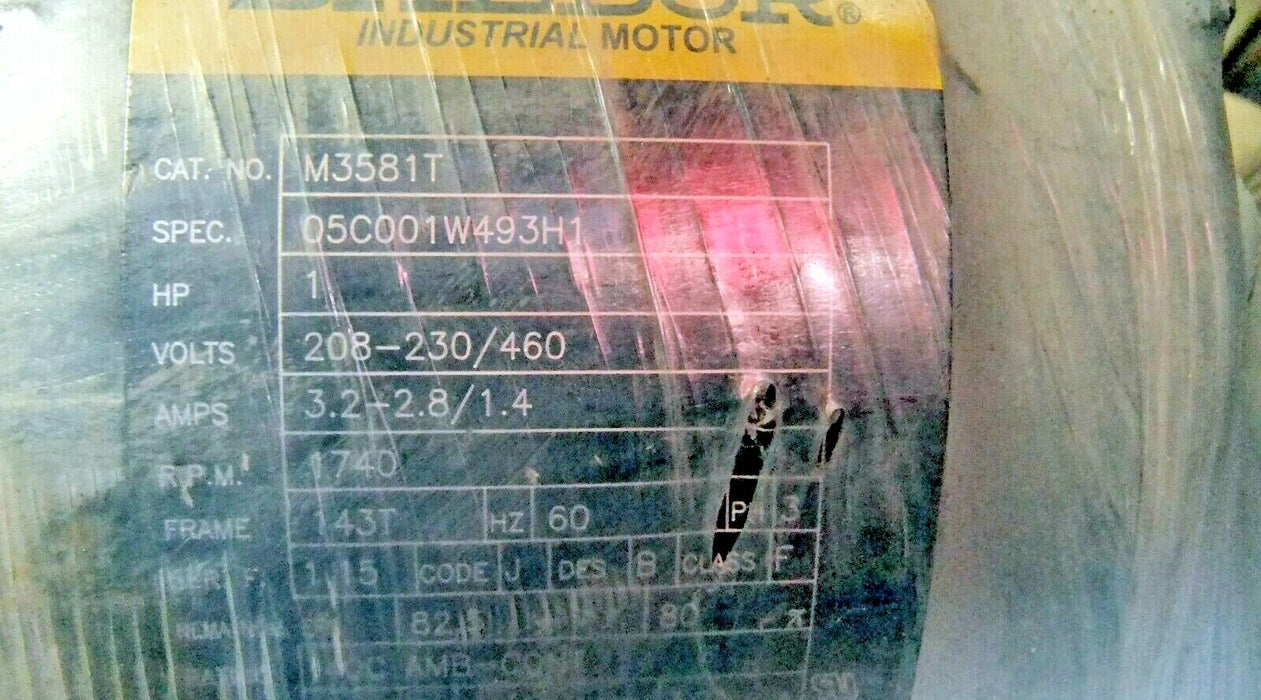 Baldor Motor 1 HP M3581T