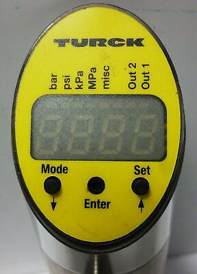 Turck PS250R-505-LI2UPN8X-H1141 Pressure Sensor w/ Rotating Housing