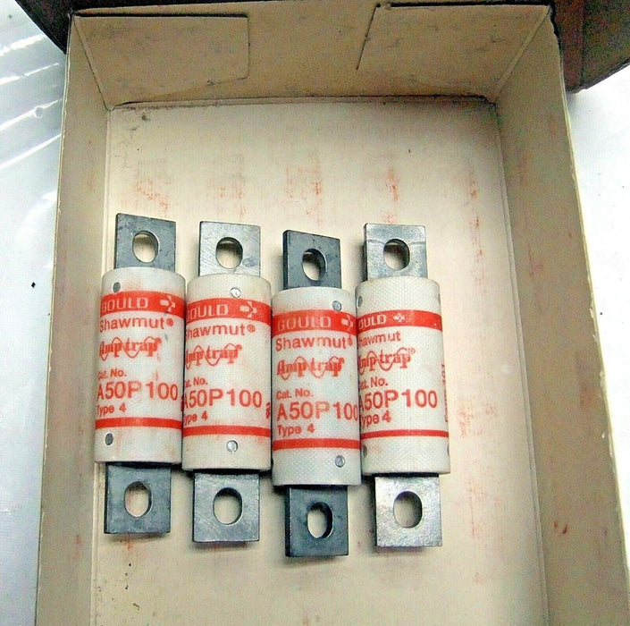 LOT OF 4 A50P100 FUSES