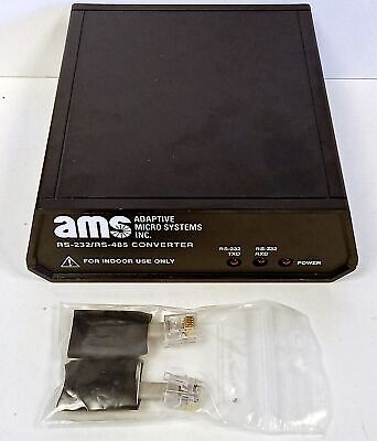 Adaptive Micro Systems 10881111 Ser A RS232/RS465 Converter Box w/ Accessories
