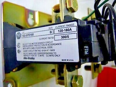 Allen-Bradley Overload Relay 193-EPD180 600 VAC