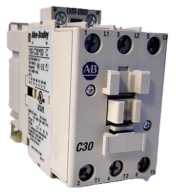 Allen-Bradley 100-C30D00 30 A Non-Reversing Contactor W/ 110/120 V AC Coil