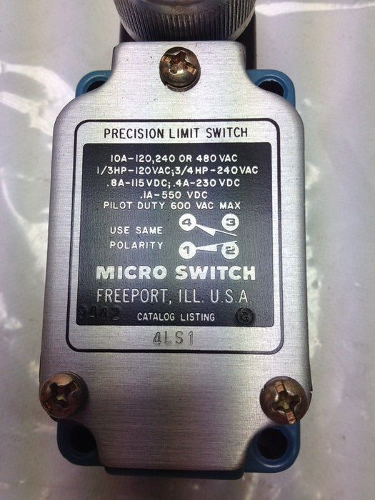 Microswitch 4LS1 120/240/480 V 10 A Precision Limit Switch