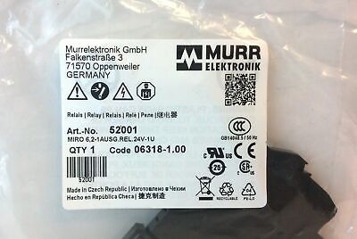Murr Elektronik 52001 24 V SPDT Relay Interface - Lot of 4