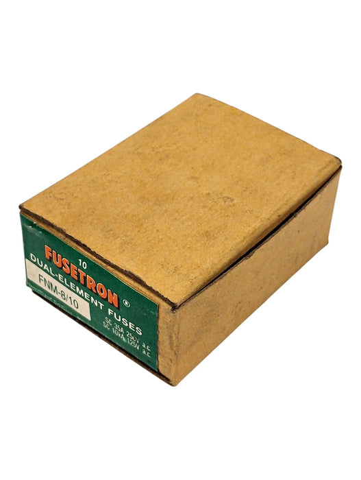 Bussmann FNM-8/10 250 V AC 0.8 A Non-Current-Limiting Time-Delay Fuse