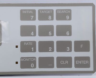 Sansei Showa 00015843 Keypad Membrane for CEM-1000 Crystal Etching Monitor