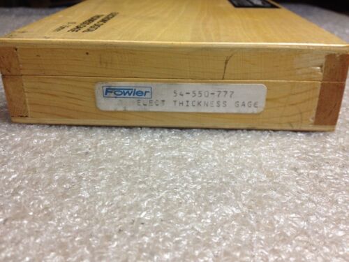 FOWLER 54-550-777 ELECTRONIC DIGITAL THICKNESS GAGE