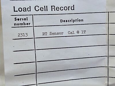 Helm 2313 87649 1 Ton Load Cell