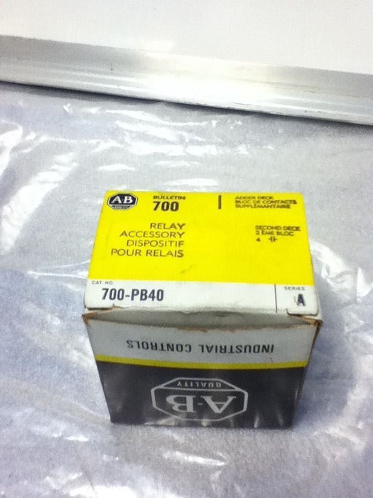 Allen-Bradley 700-PB40 SERIES A RELAY ACCESSORY