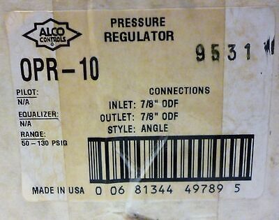 Alco OPR-10 Gas Pressure Regulator with 7/8 Inlet and Outlet