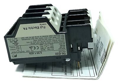 Fuji Electric TK-E02 0.95-1.45 A Adjustable Thermal Overload Protection Relay