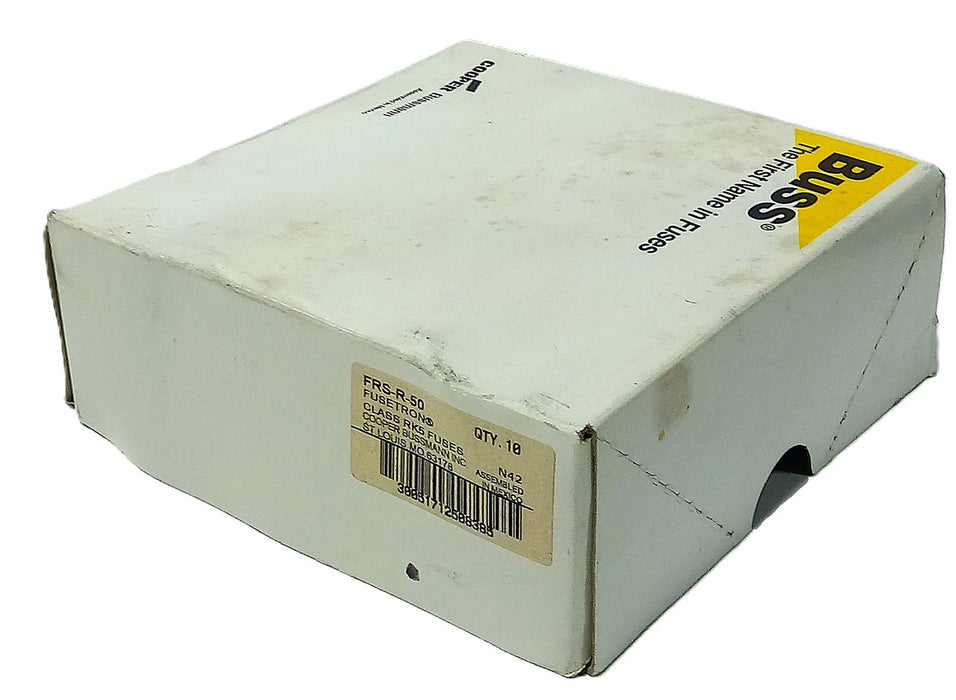 Bussmann FRS-R-50 600VAC/250VDC 50 A Class RK5 Current-Limiting Time-Delay Fuses