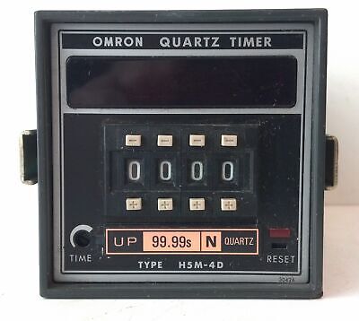 Omron H5M-4DM 120/240 V AC Digital Quartz Timer