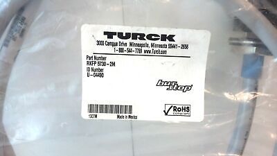 Turck RKFP 5730-2M 7/8" Female 2 M DeviceNet Single-Ended Recepticle / Cable