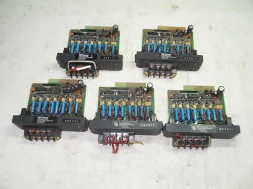 1 LOT OF 5 GE FANUC IC610MDL125A INPUT MODULES