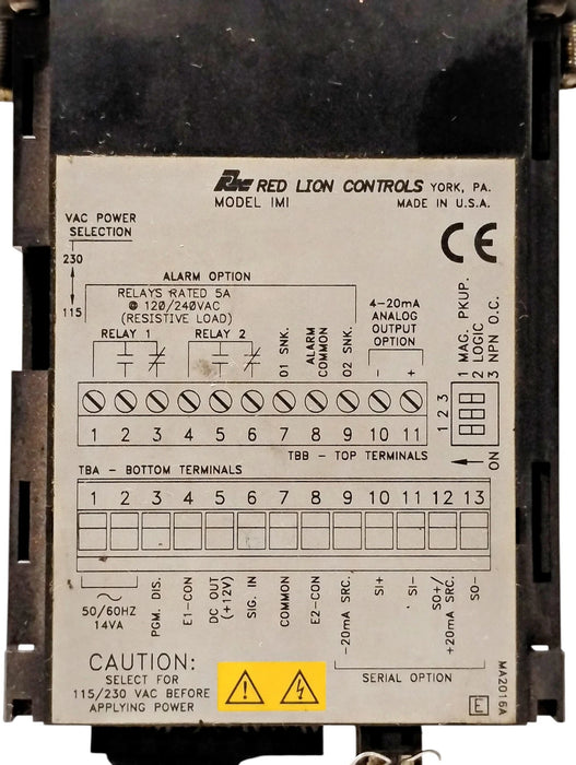 Red Lion Controls IMI04163 120/240 V AC 5 A PLC Counter Module