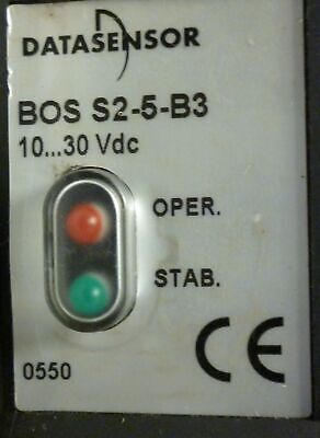 Balluff BOS-S2-5-B3 DataSensor Photoelectric Sensor