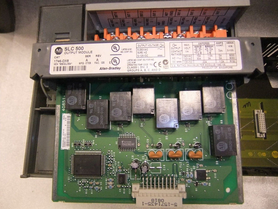 Allen-Bradley RACK, CARDS 1746-P2 AND MORE POWER SUPPLY