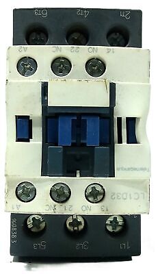 Schneider LC1D32G7 600 V AC 32 A 3 Pole Contactor w/ 110/120 V Coil