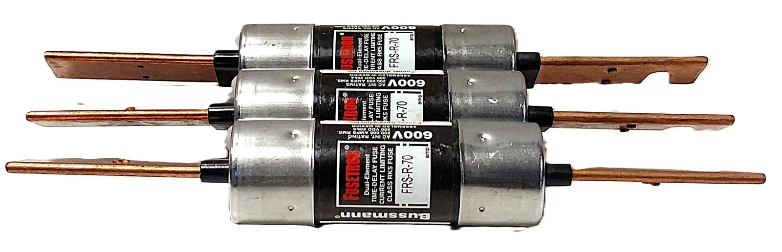 Bussmann FRS-R-70 600VAC/300VDC 70 A Current-Limiting Time-Delay Fuses
