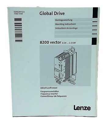Lenze E82EV152K2C E82EV152_2C 230/240 V AC 7 A 1.5 KW Frequency Inverter Drive