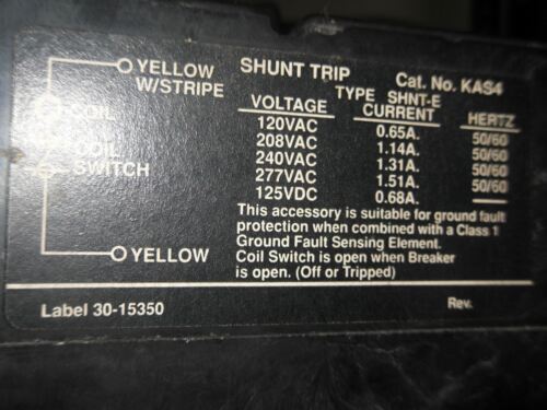 1 Cutler-Hammer LSB220600E CIRCUIT BREAKER 240V 2P 600A