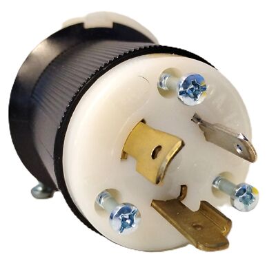 Hubbell HBL2311 TWIST-LOCK 125 V AC 20 A 2 Pole 3 Wire Male Plug
