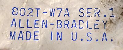 Allen-Bradley 802T-W7A 1.5" Radius Steel One-Way Limit Switch Roller Lever Arm
