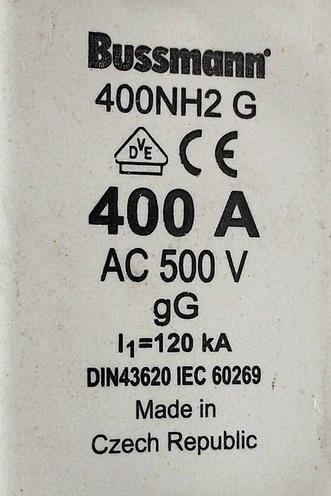 Bussmann 400NH2-G 500 V AC 400 A Fuse