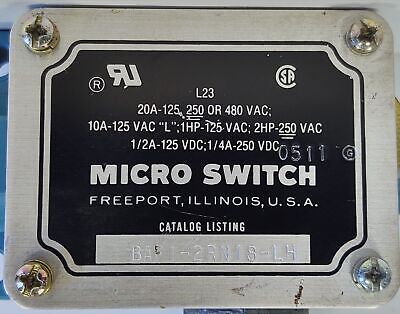 MICRO SWITCH BAF1-2RN18-LH Limit Switch with Spring Lever