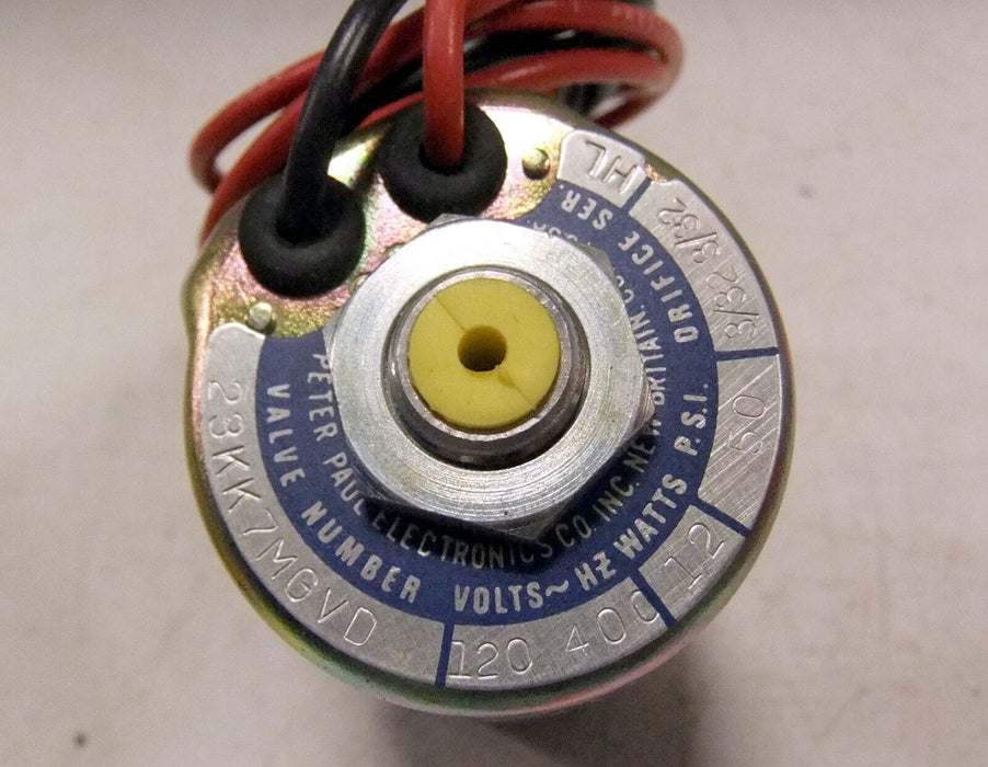 Peter Paul Solenoid Valve 23KK7MGVD