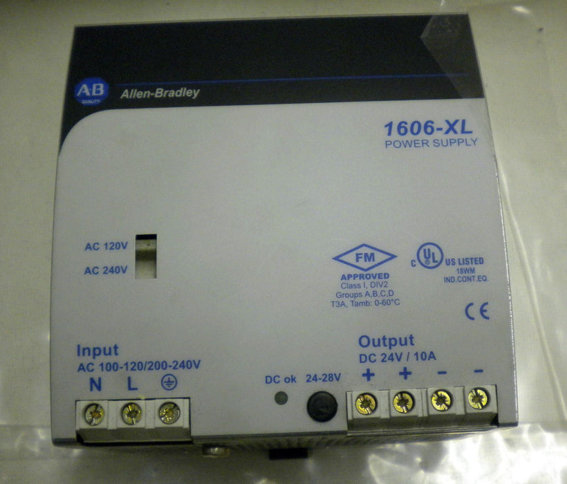 Allen-Bradley Power Supply 1606-XL240E 240W 24-28V