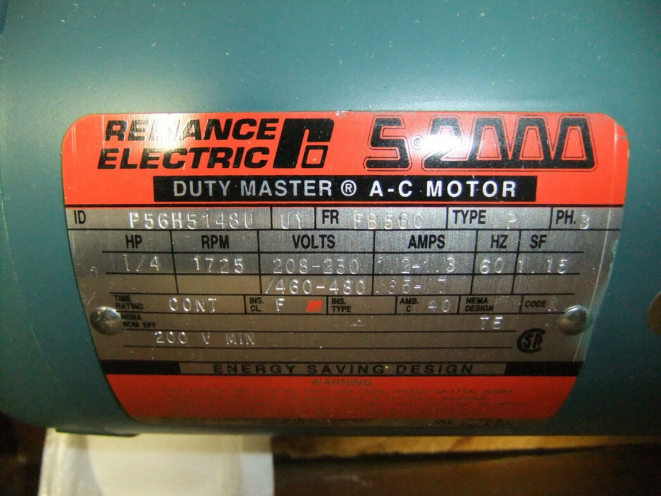 Reliance Electric P56H5148U 1/4 HP