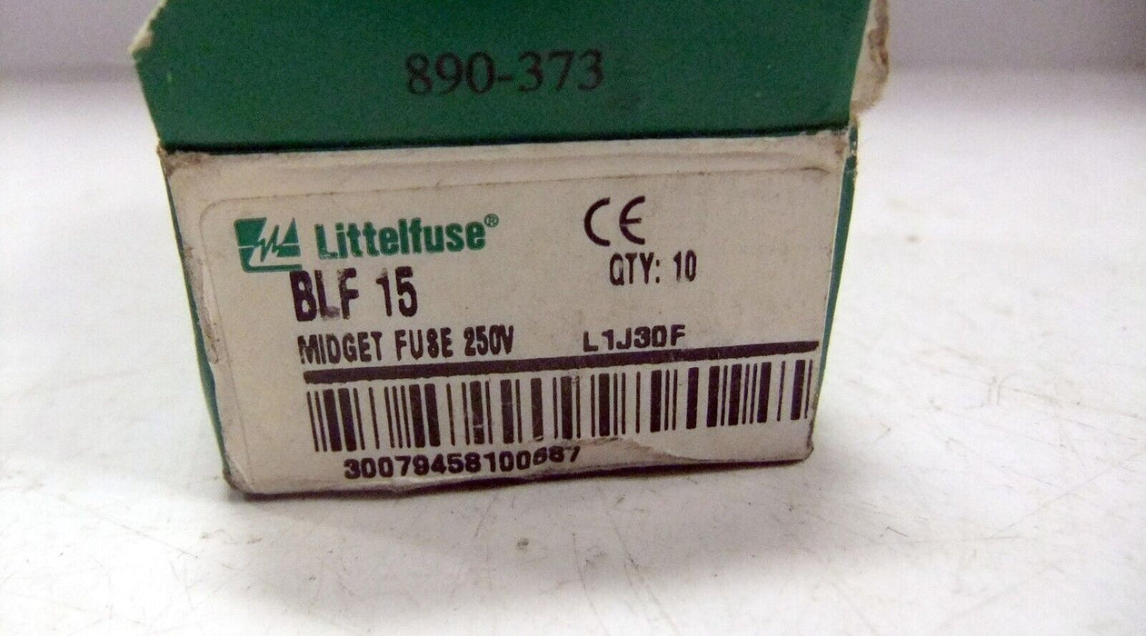 9 Littelfuse Midget Fuses BLF15