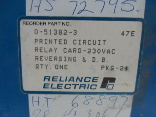 Reliance 51382-3 Relay Card