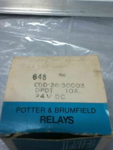 POTTER & BRUMFIELD CDD-38-30003 TIME DELAY RELAY