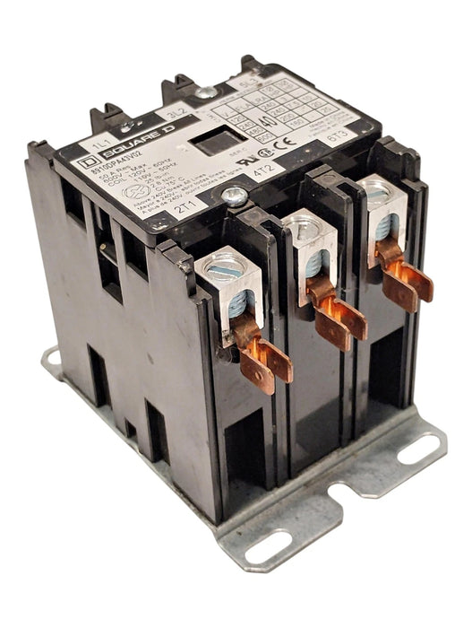 Square D 8910-DPA43-V02 40 FLA Definite Purpose Contactor w/ 110/120 V AC Coil