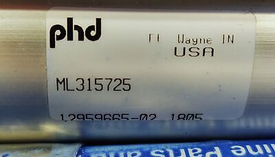 PHD ML315725 12959665-02 Stainless Steel Pneumatic Cylinder