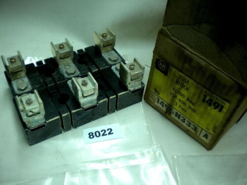 Allen-Bradley Fuse Block 61-100A 3P 1491-N333