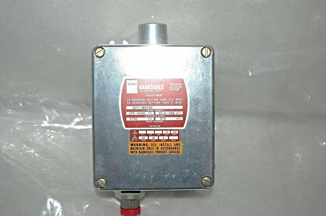 Barksdale B2T-M65SS Pressure Actuated Switch