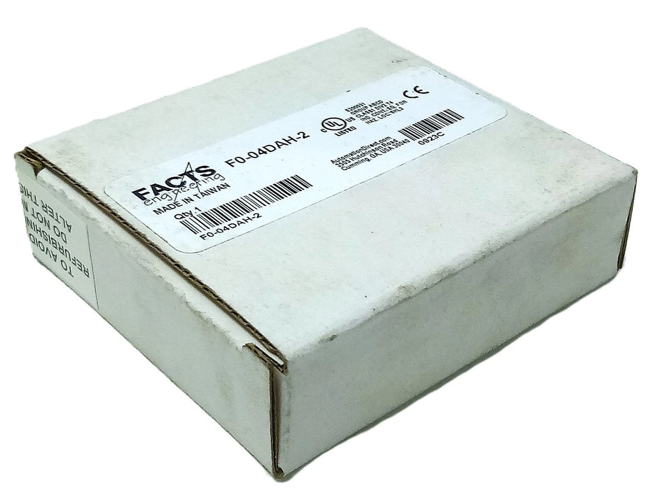 Facts Engineering F0-04DAH-2 DirectLogic 4 Channel Analog PLC Output Module