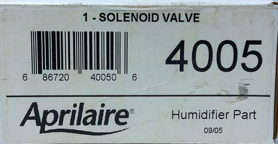 Aprilaire 4005 B2015-S88 Replacement Solenoid Valve