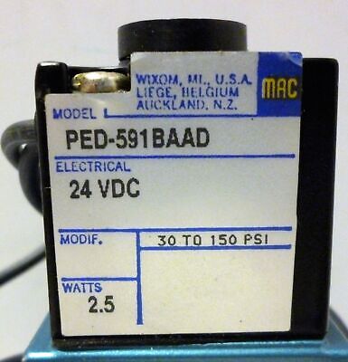 MAC Valves 55B-11-PE-591BAAD Solenoid Valve