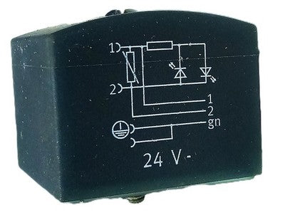 Festo KMC-1-24DC-2.5-LED 24 V DC 2.5 m Cable w/ Form A Socket for Solenoid Valve