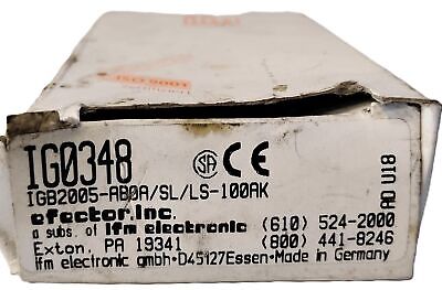 IFM Efector IG0348 Inductive Proximity Sensor