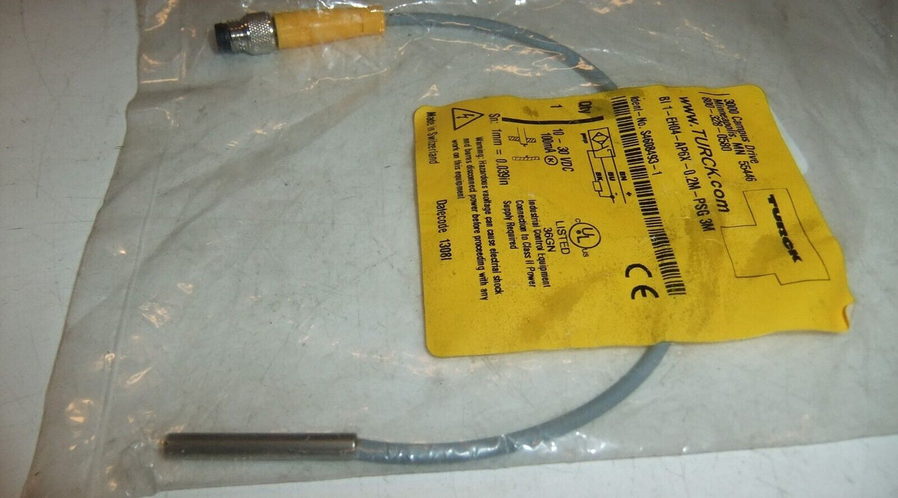 Turck BI1-EH04-AP6X-0.2M-PSG 3M Proximity Sensor