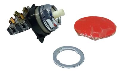 GE CR104PBM91R6 Red Mushroom Head Momentary Pushbutton
