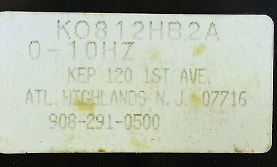 KEP K0812HB2A 0-10 Hz Counter Module with Red Digital Display